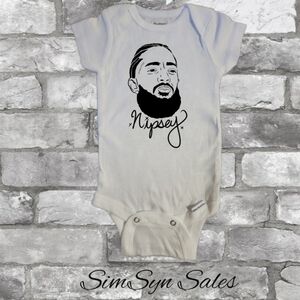 Nipsey Hussle Baby Onesie 0-3 Months Unisex One-Piece Bodysuit Brand New
